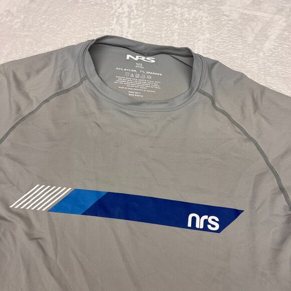 NRS Shirt Mens XL Gray H2 Core Silkweight Nylon Long Sleeve Performance Hiking - Picture 3 of 8